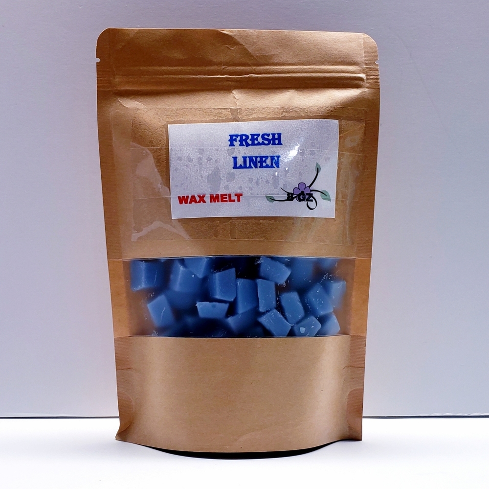 Handmade FRESH LINEN Super Fragranced Wax Melts, 8 oz